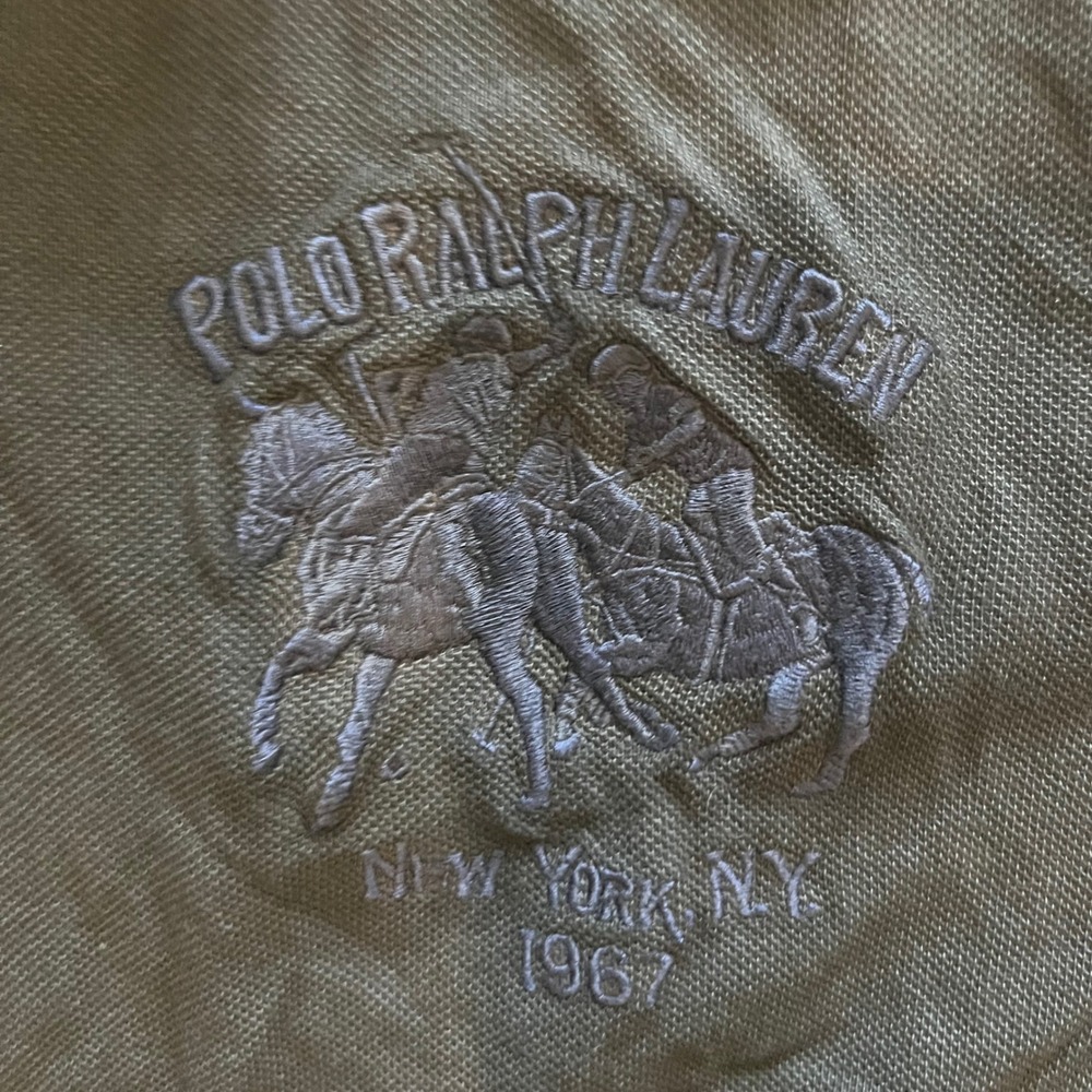 Polo Ralph Lauren Mens Black Custom Fit Short Sleeve Polo Shirt Large Crest 3 - Picture 2 of 8